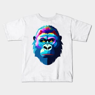 Gorille Couleurs 02 Kids T-Shirt